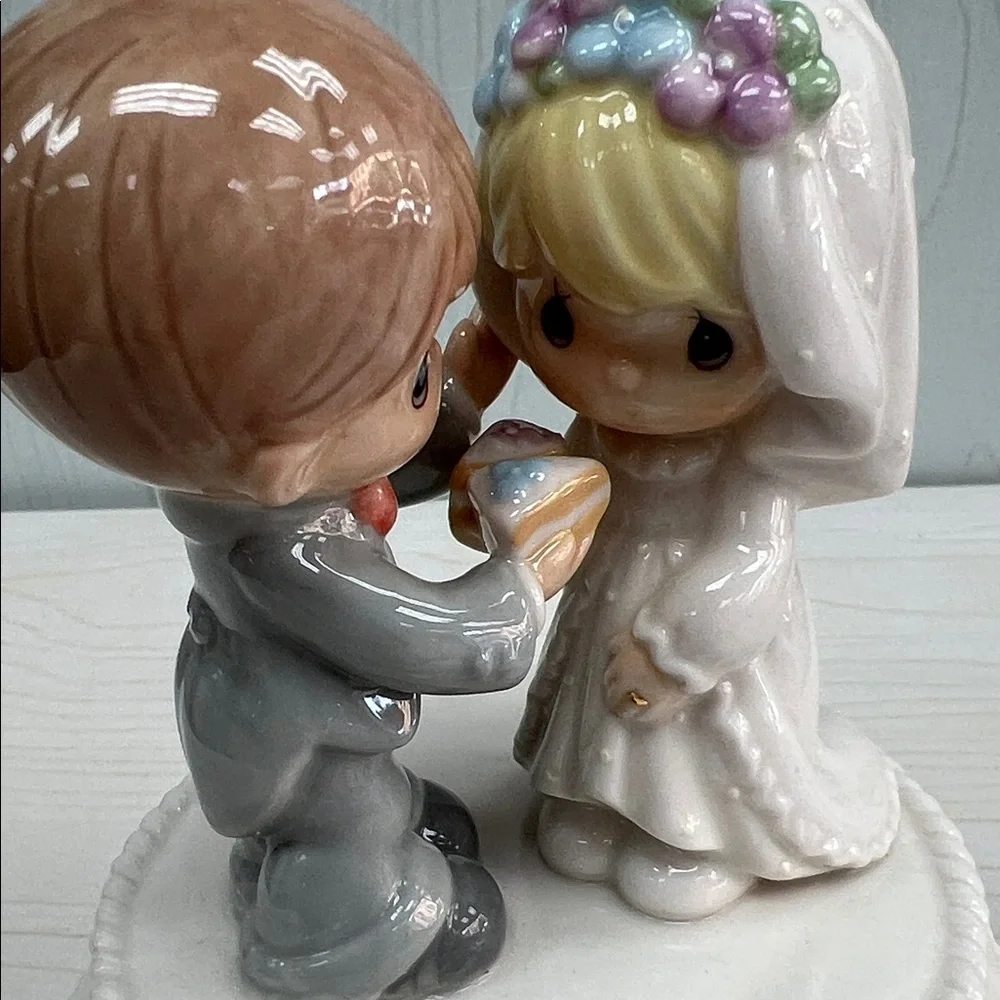 Precious Moments Bride and Groom Cake Topper